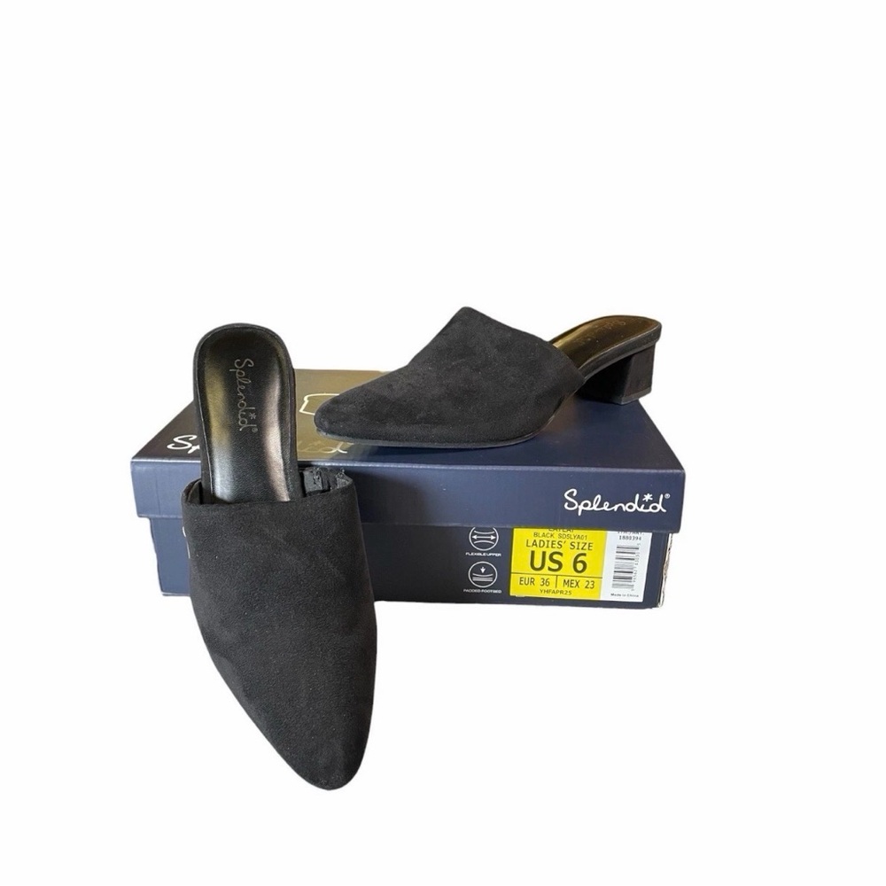 NEW Splendid Women's Laylai Suede Slide Mule - Women’s Size 6